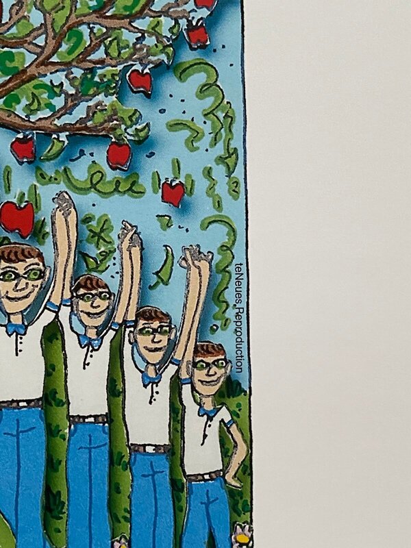 The apple doesn't fall far from the tree de James Rizzi, 2004 (vue 3)