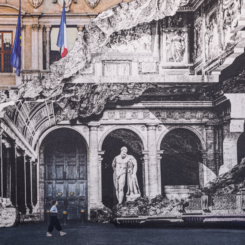 Punto di Fuga, 21 Juillet 2021, 05H26, Rome, Italie de JR, 2021 (vue 2)