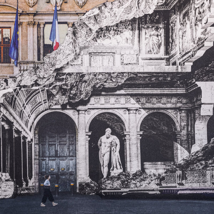 Punto di Fuga, 21 Juillet 2021, 05H26, Rome, Italie de JR, 2021 (vue 2)