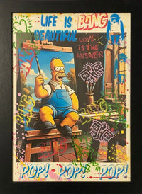 Homer Simpson Painter de Koen Betjes, 2024 (vue 2)