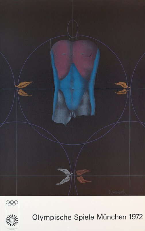 Munich Olympic Games by Paul Wunderlich, 1972