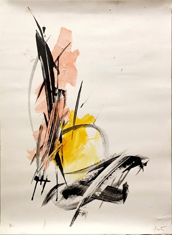 Composition de Jean Miotte, vers 1970