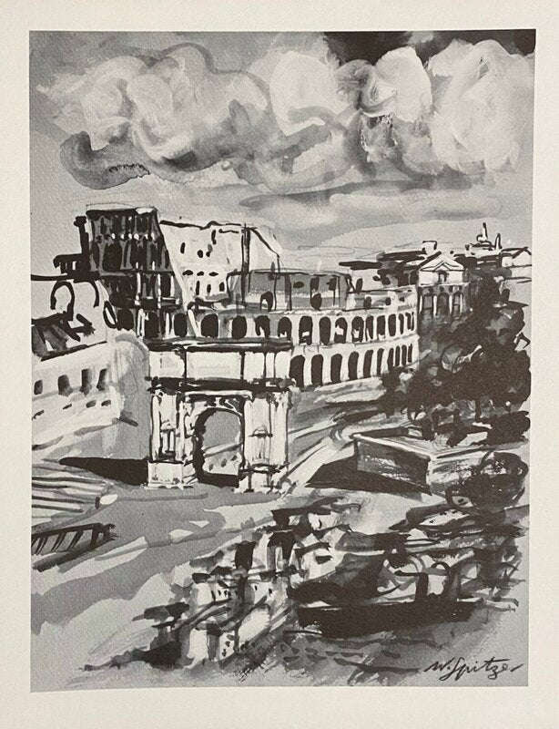 Rome dans l'Europe. Colisée by Walter Spitzer, 1971