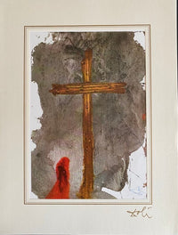 The Roman centurion recognizes the crucified man as the Son of God (Mark 15:39) by Salvador Dalí, 1985