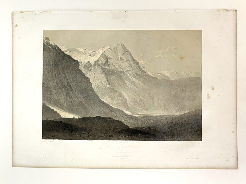 Vallée de Grindewald de Frédéric Martens, 1865 (vue 2)