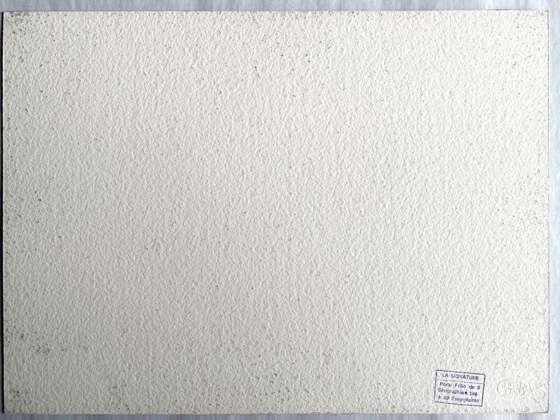 Scratched signature de Ben Vautier, 1975 (vue 4)