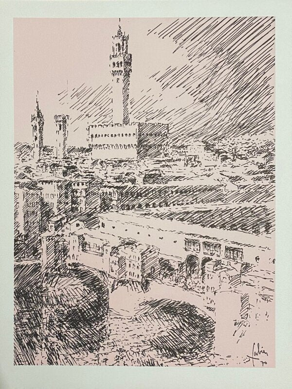 Florence, Ponte Vecchio de Louis Fabien, 1971