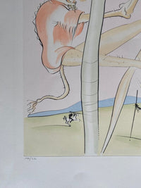 Le Singe et le Léopard de Salvador Dalí, 1974 (vue 3)