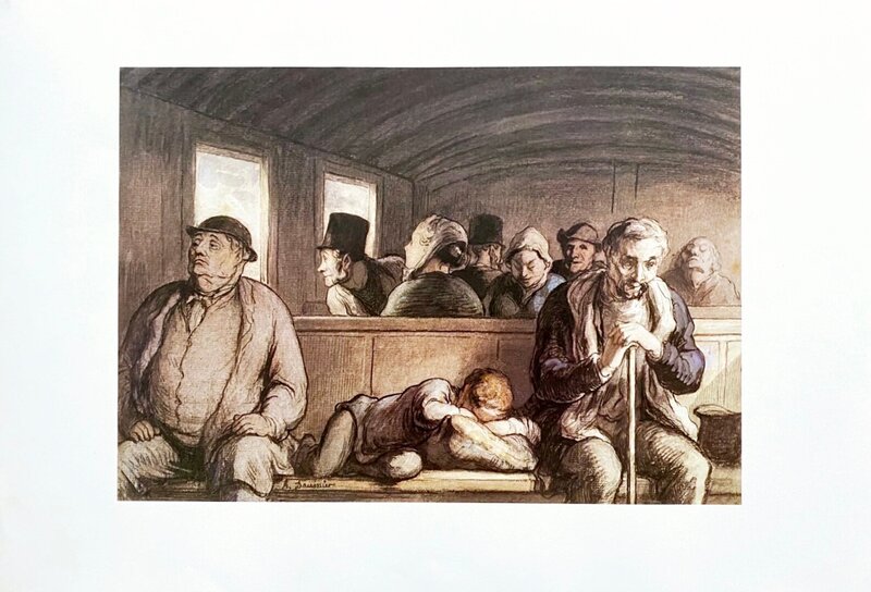 Un wagon de troisième classe de Honoré Daumier, 1976