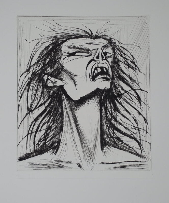 L'enfer de Dante / Figure Eclatée de Bernard Buffet, 1977