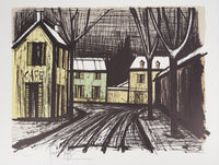 Village sous la neige by Bernard Buffet, 1981