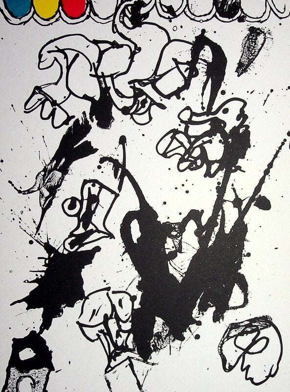 Personnage surréaliste de Pierre Alechinsky, 1967 (vue 3)