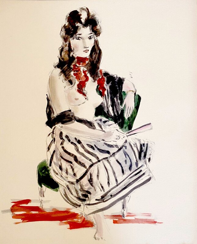 Paquita la gitane d'André Dignimont, 1968