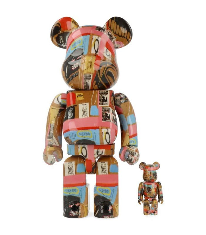 Bearbrick Warhol x Basquiat V2 400% + 100% by BE@RBRICK, 2022