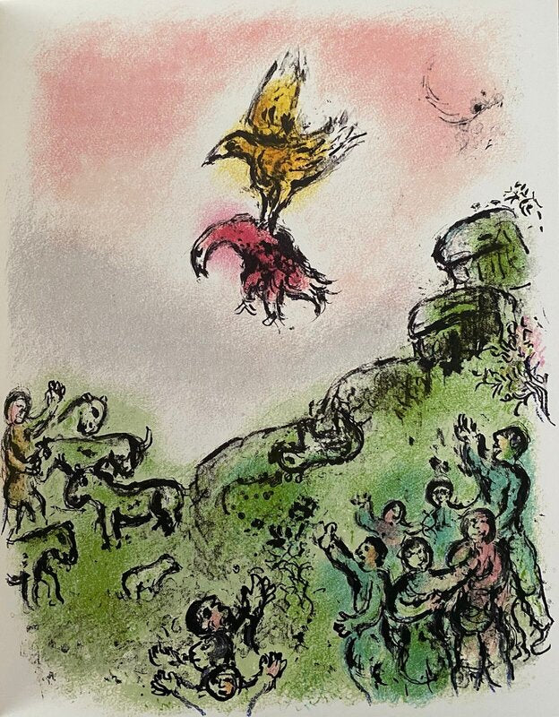The Odyssey - The Omen de Marc Chagall, 1989