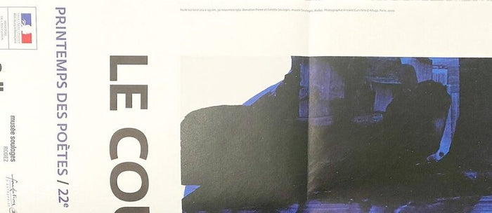Le Courage (Printemps des Poètes) by Pierre Soulages, 2020 (view 2)