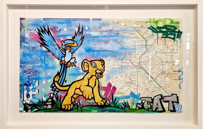 Lion King (Metro Map of Paris) de FAT, 2022