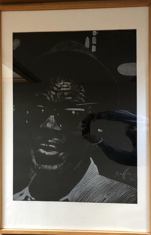 Lightnin Hopkins de Bernard Rancillac, 1997 (vue 2)