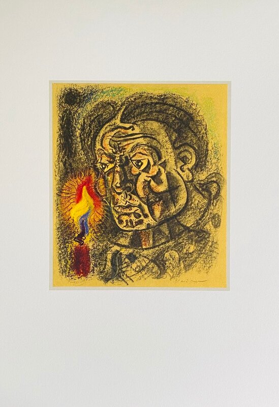 Autoportrait à la bougie d'André Masson, 1943