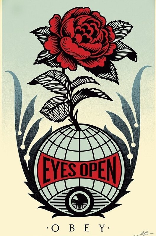 Eyes Open de Shepard Fairey, 2021