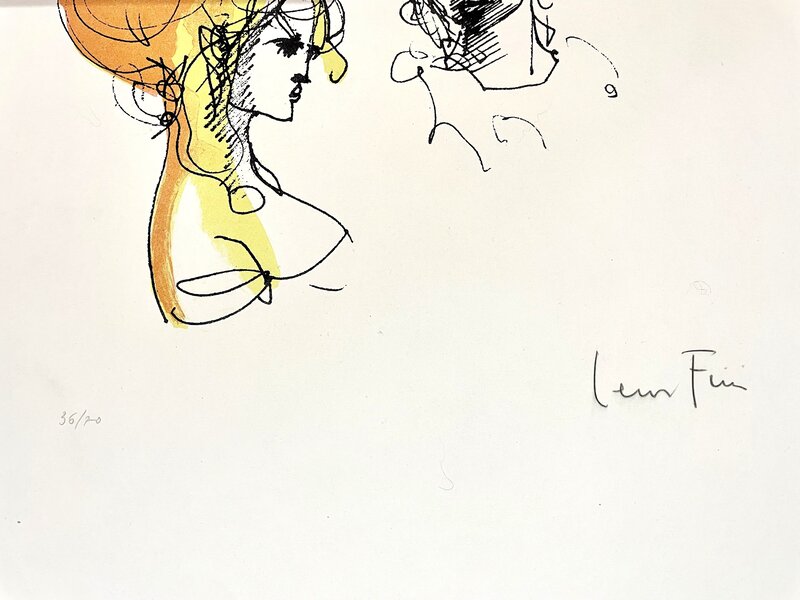 Esquisse de Leonor Fini, vers 1980 (vue 2)