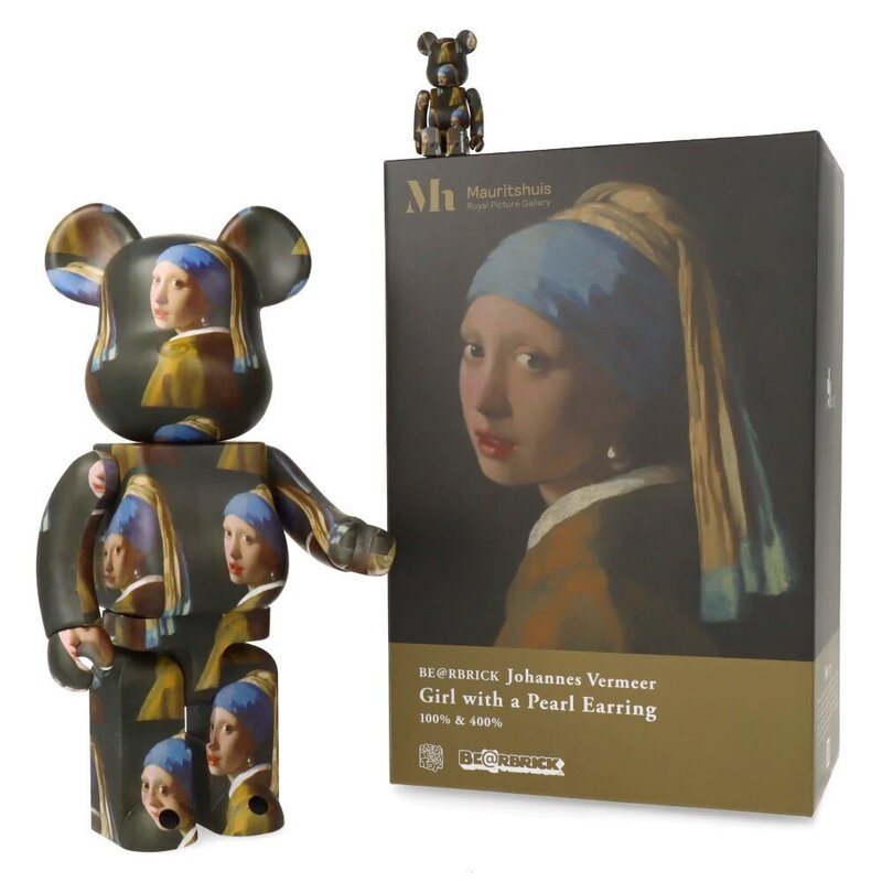 Bearbrick Joahnnes Vermeer "Girl With Pearl Earring" 400% + 100% de BE@RBRICK, 2022 (vue 4)