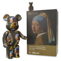 Bearbrick Joahnnes Vermeer "Girl With Pearl Earring" 400% + 100% de BE@RBRICK, 2022 (vue 4)