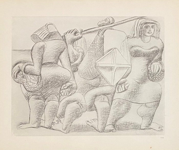 Trois personnages en voyages by Le Corbusier, 1938