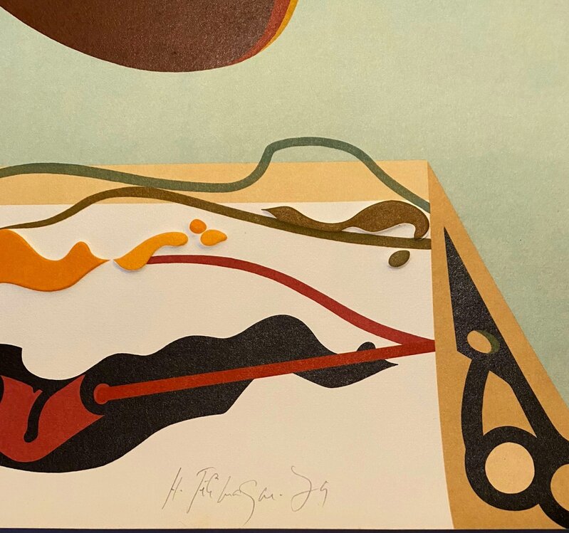 Le cercle de Hervé Télémaque, 1974 (vue 3)