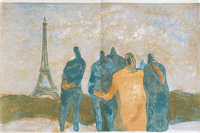 La Tour Eiffel, Paris by Jacques van den Bussche, 1964