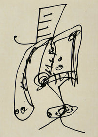 Frauen portrait mit Hut 2 d'Antonio Saura, 1990