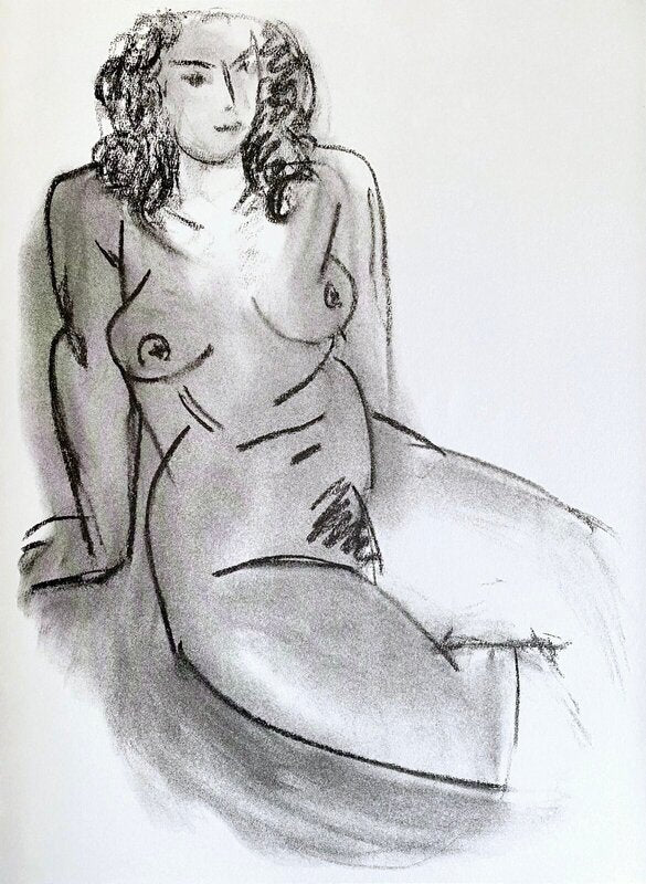 Nu assis de Henri Matisse, 1952