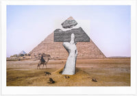 Trompe l'oeil, Greetings from Giza, 21 octobre 2021, 6h01, Giza, Egypte de JR, 2021