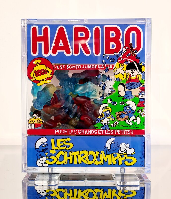 Coffrage HARIBO Les Schtroumpfs (The Smurfs) by Annick Cuadrado, 2021
