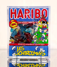 Coffrage HARIBO Les Schtroumpfs (The Smurfs) by Annick Cuadrado, 2021