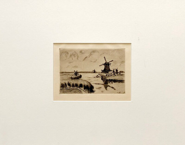 Les Moulins de Zaandam by Armand Guillaumin, 1906 (view 2)