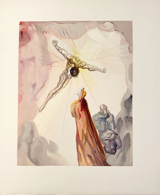 La Divine Comédie - Paradis 14 - L'apparition du Christ by Salvador Dalí, 1963
