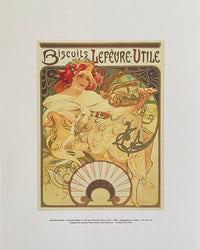 Biscuits Lefèvre-Utile d'Alphonse Mucha, 2023 (vue 2)