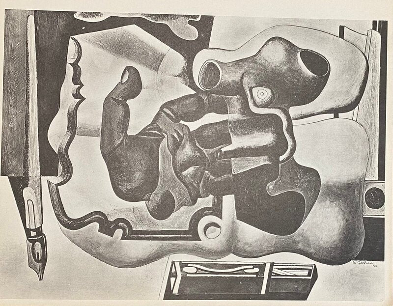 La main rouge de Le Corbusier, 1938
