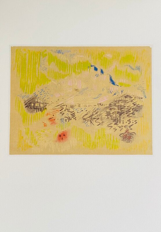 La montagne sous la pluie d'André Masson, 1949