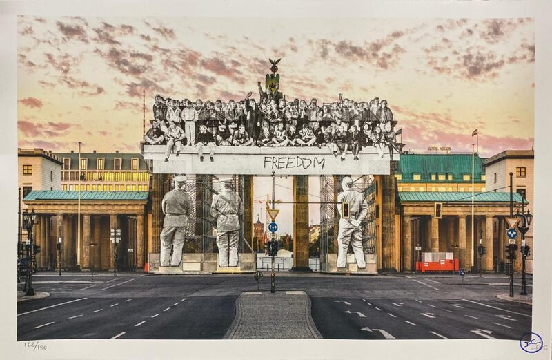 Giants, Brandenburg Gate, September 27, 2018, 18h55, © Iris Hesse, Ullstein Bild, Roger-Viollet, Berlin, Germany de JR, 2018