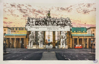 Giants, Brandenburg Gate, September 27, 2018, 18h55, © Iris Hesse, Ullstein Bild, Roger-Viollet, Berlin, Germany de JR, 2018