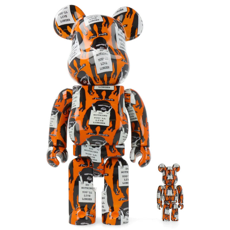 Bearbrick Monkey Sign 400% + 100% de BE@RBRICK, 2022