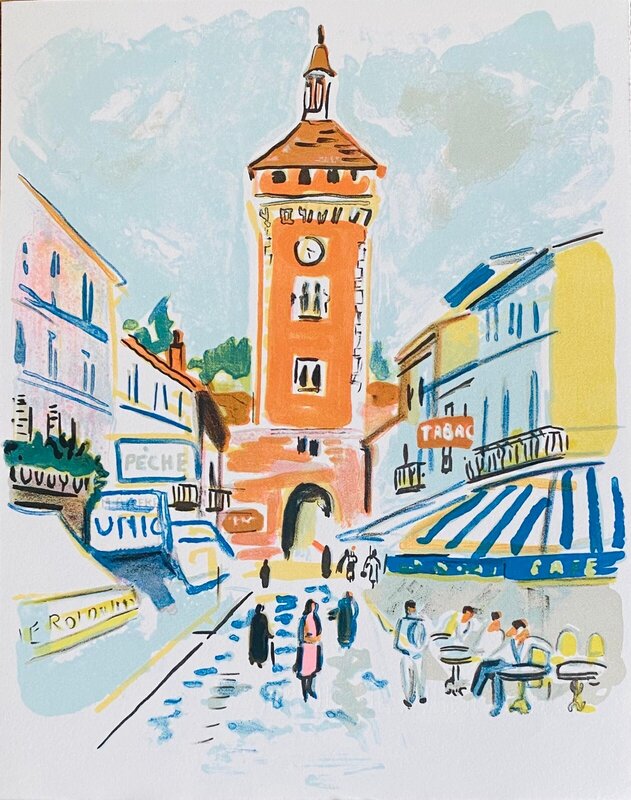 Mémoires d'un naïf : Tour de l'Horloge by Yves Brayer, 1967