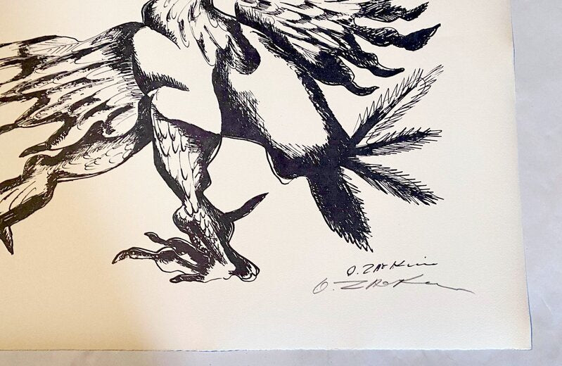 The Labours of Hercule - The Stymphalian bird by Ossip Zadkine, 1960 (view 3)