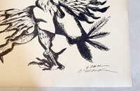 The Labours of Hercule - The Stymphalian bird by Ossip Zadkine, 1960 (view 3)