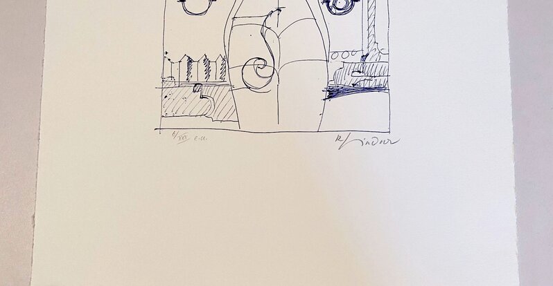 Marilyn was here by Richard Lindner, 1970 (view 2)