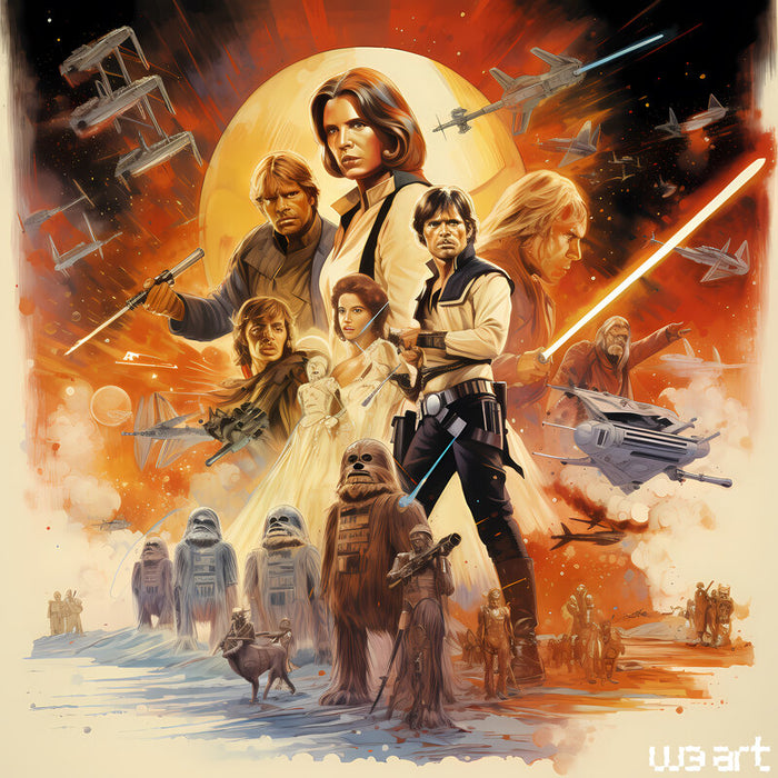 Another New Hope #2 Vintage de W3 ART, 2023