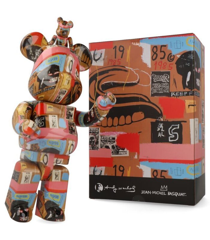 Bearbrick Warhol x Basquiat V2 400% + 100% by BE@RBRICK, 2022 (view 4)