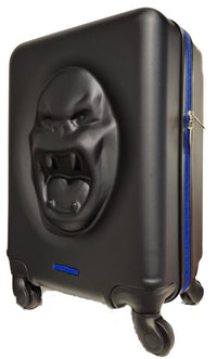Kong Escape Suitcase (Black & Blue) by Richard Orlinski, 2020